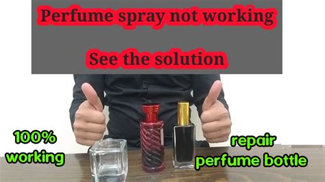 fragrance nozzle not working